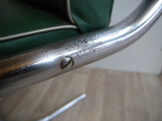 Bauhaus Maquet Office Chair in Steel Tube & Chrome, 1930s-FEO-1786944