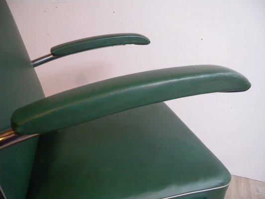 Bauhaus Maquet Office Chair in Steel Tube & Chrome, 1930s-FEO-1786944