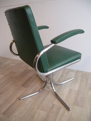 Bauhaus Maquet Office Chair in Steel Tube & Chrome, 1930s-FEO-1786944