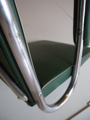 Bauhaus Maquet Office Chair in Steel Tube & Chrome, 1930s-FEO-1786944