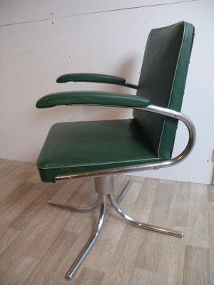 Bauhaus Maquet Office Chair in Steel Tube & Chrome, 1930s-FEO-1786944