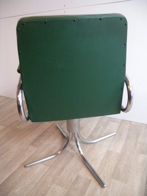 Bauhaus Maquet Office Chair in Steel Tube & Chrome, 1930s-FEO-1786944