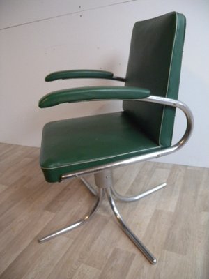 Bauhaus Maquet Office Chair in Steel Tube & Chrome, 1930s-FEO-1786944