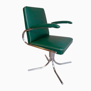 Bauhaus Maquet Office Chair in Steel Tube & Chrome, 1930s-FEO-1786944