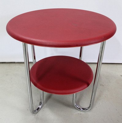 Bauhaus Metal & Chrome Table by Michael Thonet for Thonet, 1940s-RVK-949747