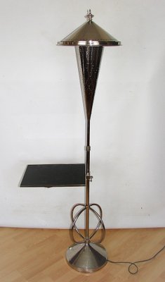 Bauhaus Metal Floor Lamp, 1950s-XHP-1397104