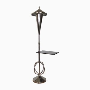 Bauhaus Metal Floor Lamp, 1950s-XHP-1397104