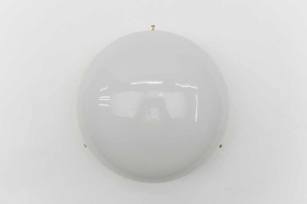 Bauhaus Minimalistic Flush Mount, Germany, 1930s