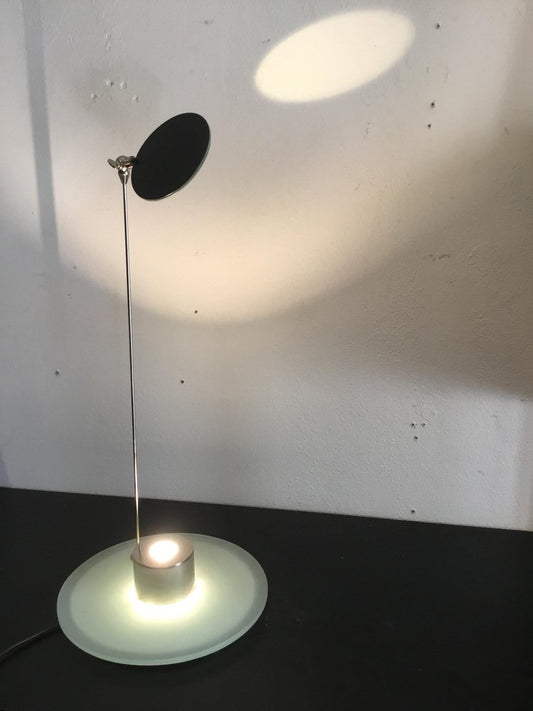 Bauhaus Minimalistic Style Halogen Table Lamp, 1980s