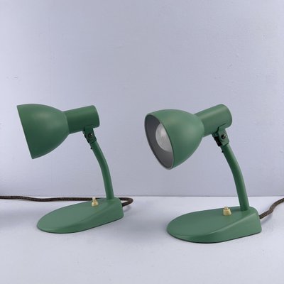 Bauhaus Model 702E Bedside Lights by Marianne Brandt for Kandem, Germany, 1930s, Set of 2-VQG-1792354