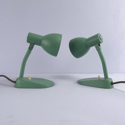 Bauhaus Model 702E Bedside Lights by Marianne Brandt for Kandem, Germany, 1930s, Set of 2-VQG-1792354