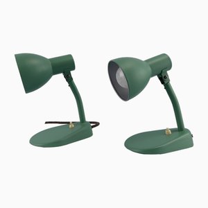 Bauhaus Model 702E Bedside Lights by Marianne Brandt for Kandem, Germany, 1930s, Set of 2-VQG-1792354