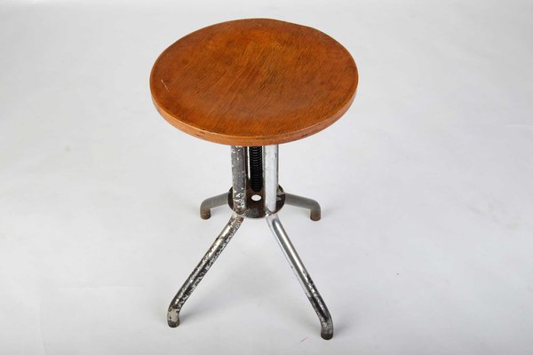 Bauhaus Model B195 Stool by Marcel Breuer for Thonet, 1930s-VHD-834007