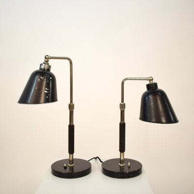 Bauhaus Model Goethe Table Lamps by Christian Dell for Bünte & Remmler, 1930s, Set of 2-FB-621227