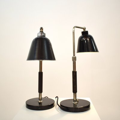 Bauhaus Model Goethe Table Lamps by Christian Dell for Bünte & Remmler, 1930s, Set of 2-FB-621227