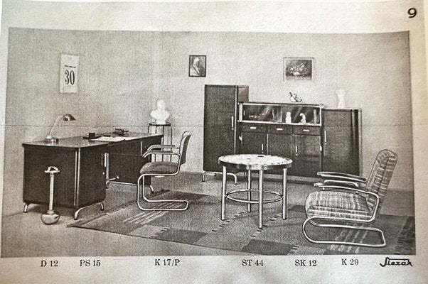 Bauhaus Model PS 15 Writing Desk for Robert Slezák, 1930s-XSL-2027680