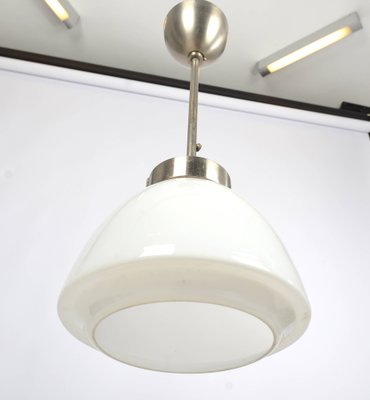 Bauhaus Nickel Plated Adjustable Ceiling Lamp, 1930s-VHD-1778036