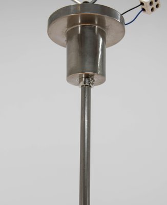 Bauhaus Nickel-Plated Chandelier, 1930s-TZ-1153585