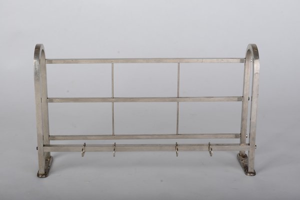 Bauhaus Nickel-Plated Coat Rack, 1930s-VHD-1124609