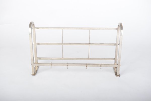 Bauhaus Nickel-Plated Coat Rack, 1930s-VHD-1124609