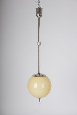 Bauhaus Nickel Plated Pendant Lamp, 1930s-VHD-1128640