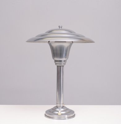 Bauhaus Nickel Table Lamp, Germany, 1920s-GCG-1804001