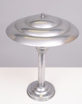 Bauhaus Nickel Table Lamp, Germany, 1920s-GCG-1804001