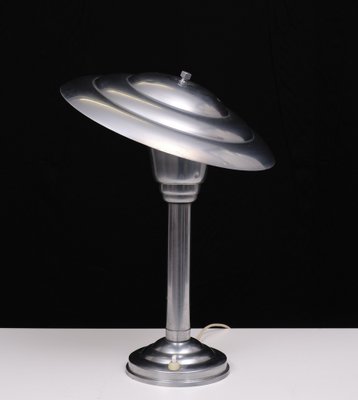 Bauhaus Nickel Table Lamp, Germany, 1920s-GCG-1804001