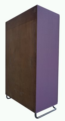 Bauhaus Pastel Purple Wardrobe from Hynek Gottwald, 1930s-FHJ-655367