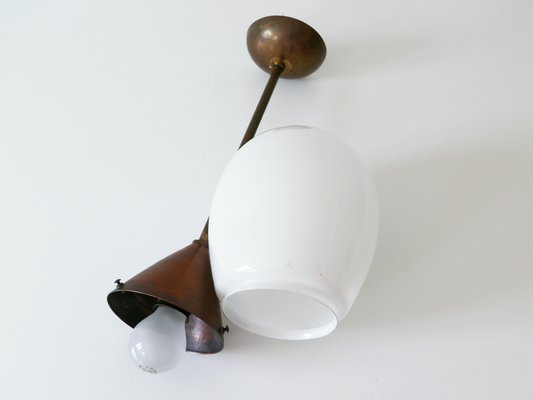 Bauhaus Pendant Lamp by Peter Behrens for Siemens, 1920s-WPT-716196