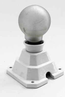 Bauhaus Porcelain Wall Lamp, Germany, 1920s-SPD-1130966