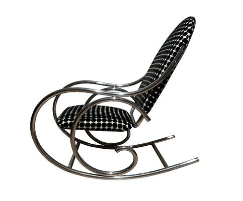 Bauhaus Rocking Chair in Chromed Tubular Steel, Germany, 1930s-NNB-1806053