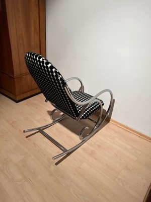 Bauhaus Rocking Chair in Chromed Tubular Steel, Germany, 1930s-NNB-1806053