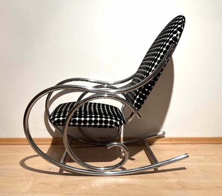 Bauhaus Rocking Chair in Chromed Tubular Steel, Germany, 1930s-NNB-1806053