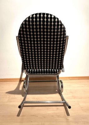 Bauhaus Rocking Chair in Chromed Tubular Steel, Germany, 1930s-NNB-1806053