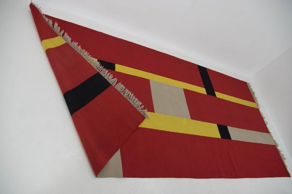 Bauhaus Rug, Czechoslovakia, 1940s-TZ-1398625