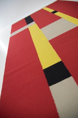 Bauhaus Rug, Czechoslovakia, 1940s-TZ-1398625