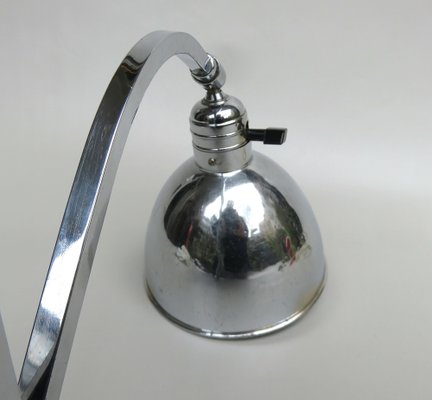 Bauhaus Scissor lamp in Chrome-Plated Brass, 1930s-EY-1821362