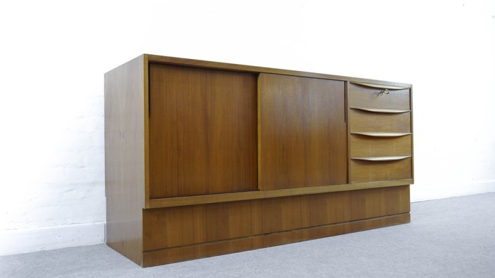 Bauhaus Sideboard by Franz Ehrlich for VEB Deutsche Werkstätten Hellerau, 1950s-EE-556967