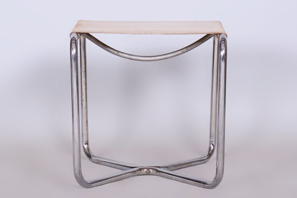 Bauhaus Stool in Chrome-Plated Steel from Mücke Melder, Czechia, 1930s-WHY-1705623