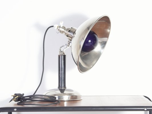 Bauhaus Style Chrome Table Lamp from Original Georgsun, 1930s-IND-1789371