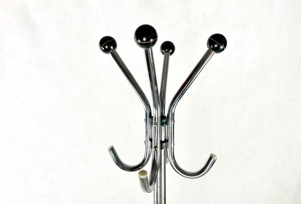 Bauhaus Style Chromed Coat Rack from Kovona, 1950s-ZCY-1375824