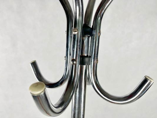 Bauhaus Style Chromed Coat Rack from Kovona, 1950s-ZCY-1375824