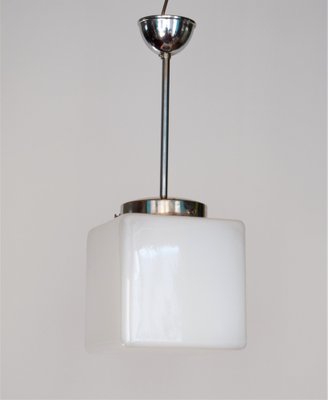 Bauhaus Style Cube Ceiling Lamp by Walter Kostka for Atrax Gesellschaft-VA-1133151