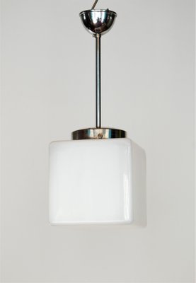 Bauhaus Style Cube Ceiling Lamp by Walter Kostka for Atrax Gesellschaft-VA-1133151