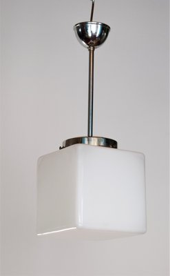 Bauhaus Style Cube Ceiling Lamp by Walter Kostka for Atrax Gesellschaft-VA-1133151