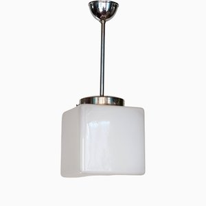 Bauhaus Style Cube Ceiling Lamp by Walter Kostka for Atrax Gesellschaft-VA-1133151