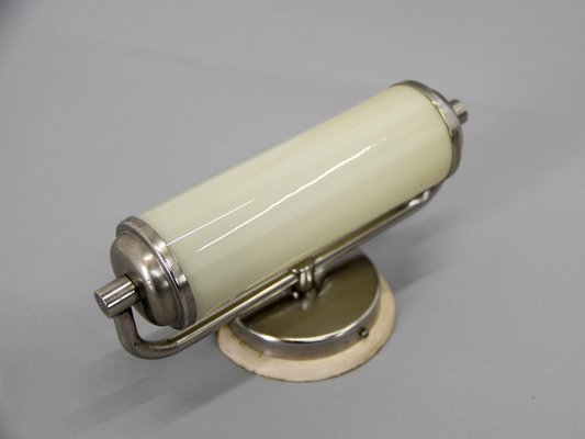 Bauhaus Style Nickel-Plated Wall Lamp, 1930s-TZ-1162547