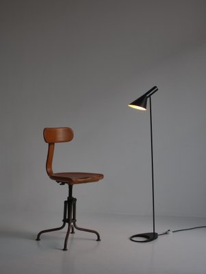 Bauhaus Style Swivel Desk Chair in Tube Steel and Beechwood by Fritz Hansen, 1930s-WRF-1270419