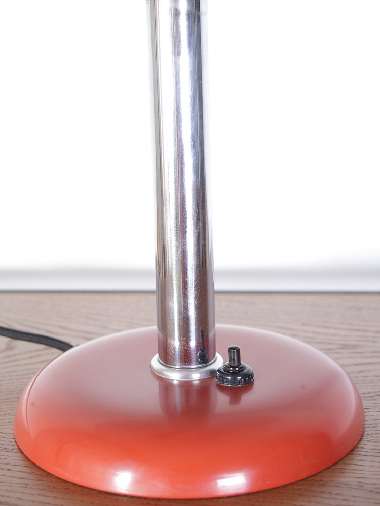 Bauhaus Table Lamp by Max Schumacher for Metalwerk Werner Schröder Lobenstein, 1940s